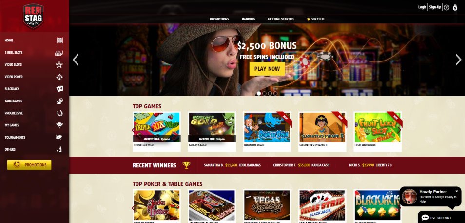 Çevrimiçi Casino Red Stag Online Casino