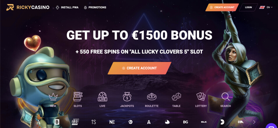 Casino en ligne Ricky Casino