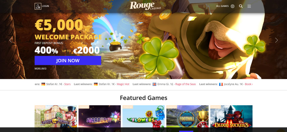 Онлайн Казино Rougecasino