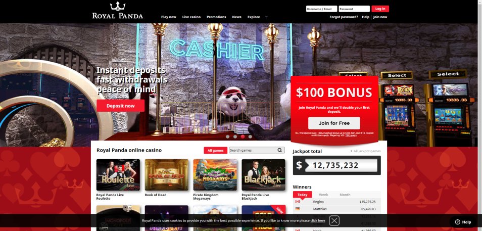 Casino en ligne Royalpanda