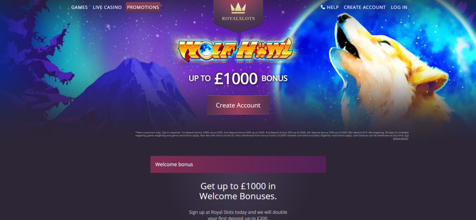 Inscrivez vous sur le casino Royal Spins