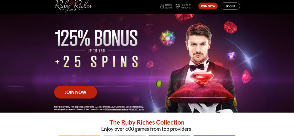 کازینو ای آنلاین Ruby Riches