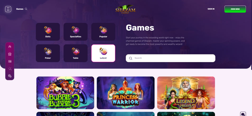 Получить бонус Shazzam Casino