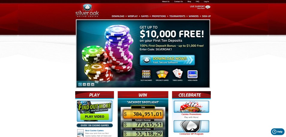 Online Casino Silver Oaks Casino