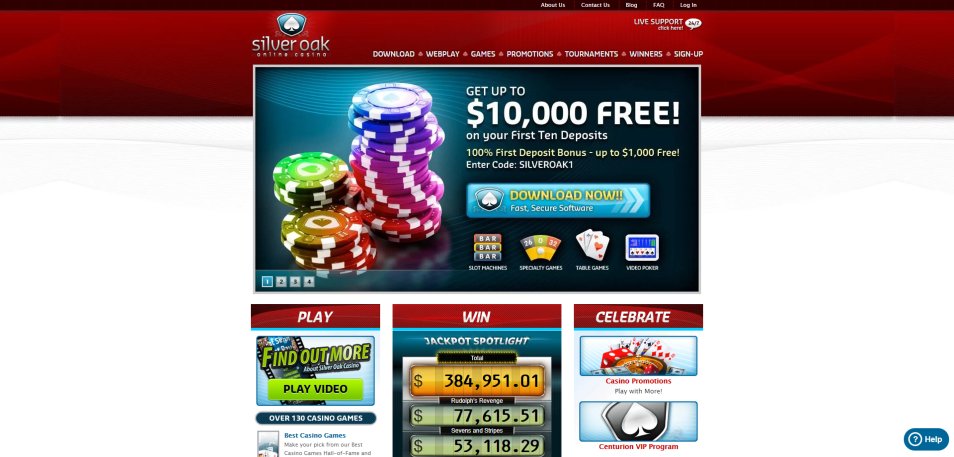 Casino en ligne Silveroakcasino