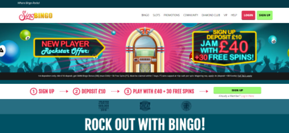 Online Καζίνο Sing Bingo Casino