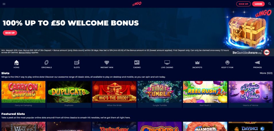 Casino en ligne Slingo Online