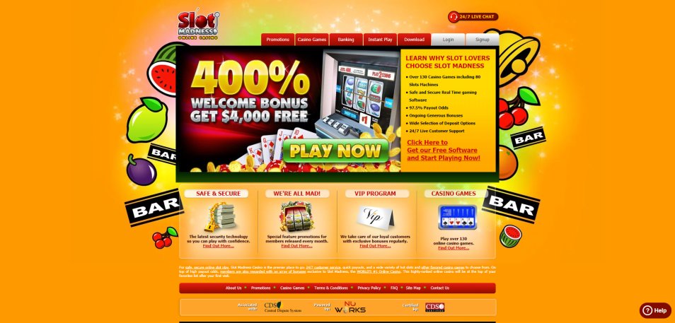 Çevrimiçi Casino Slots Madness Casino