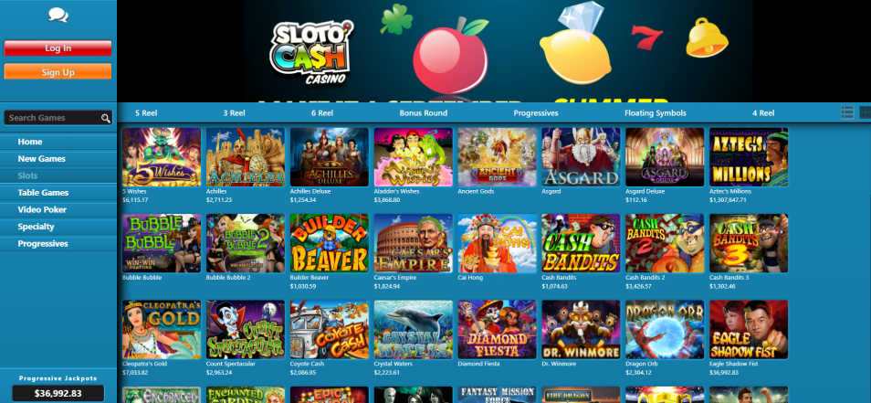 احصل على مكافأة Sloto' Cash Casino