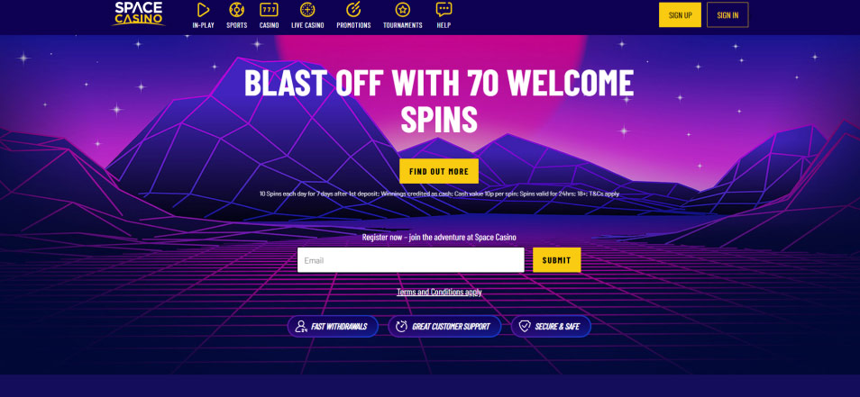 Online Casino Spacecasino