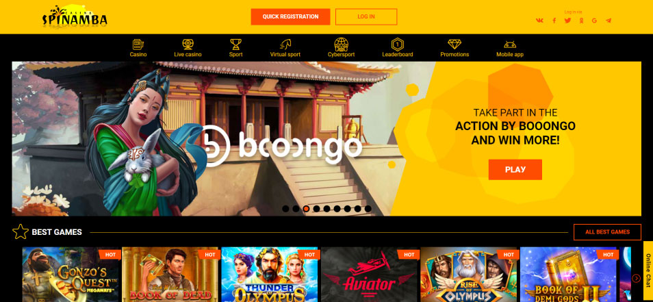 Online Kazino Spinamba Casino