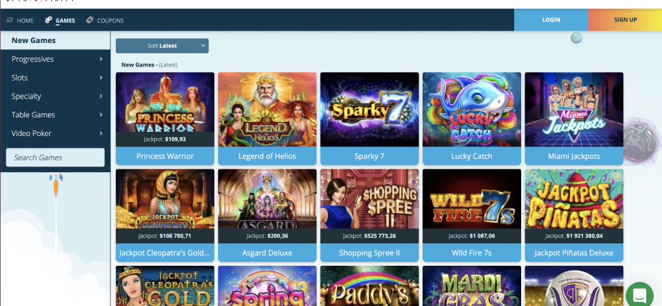 احصل على مكافأة Spinfinity Online Casino