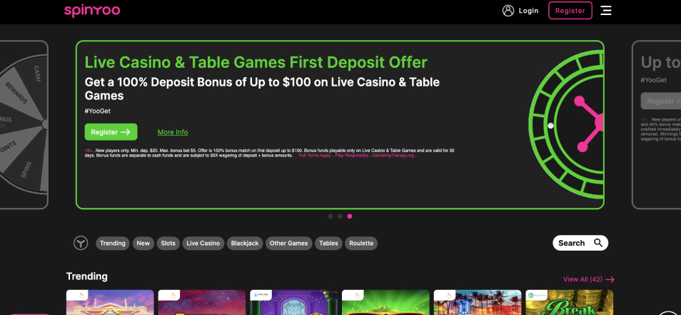 Casino Online SpinYoo Casino