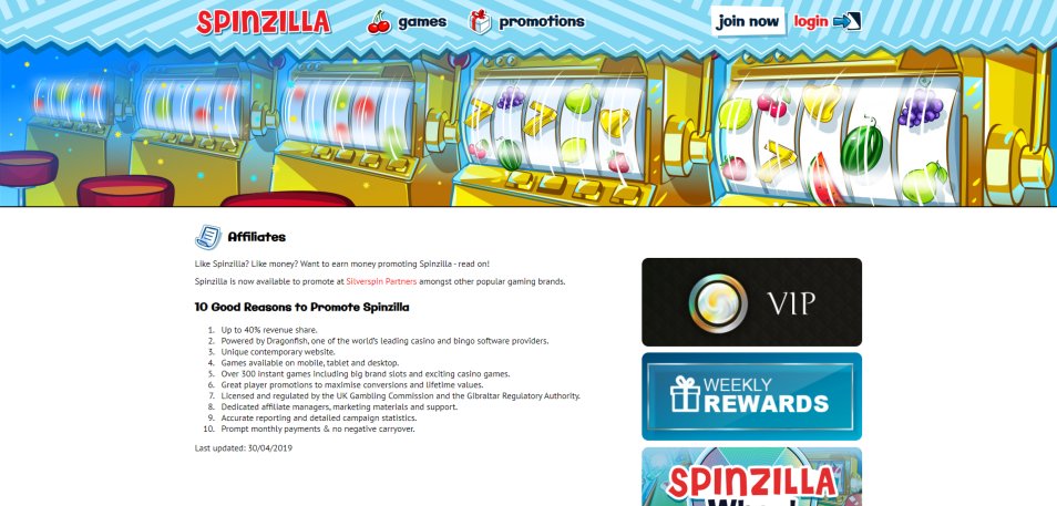 جایزه بگیرید Spinzilla