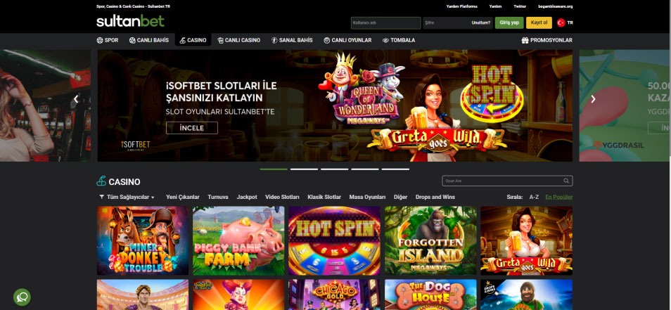 Bonusu al Sultanbet Casino