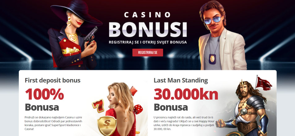 Inscrivez vous sur le casino Supersport Online