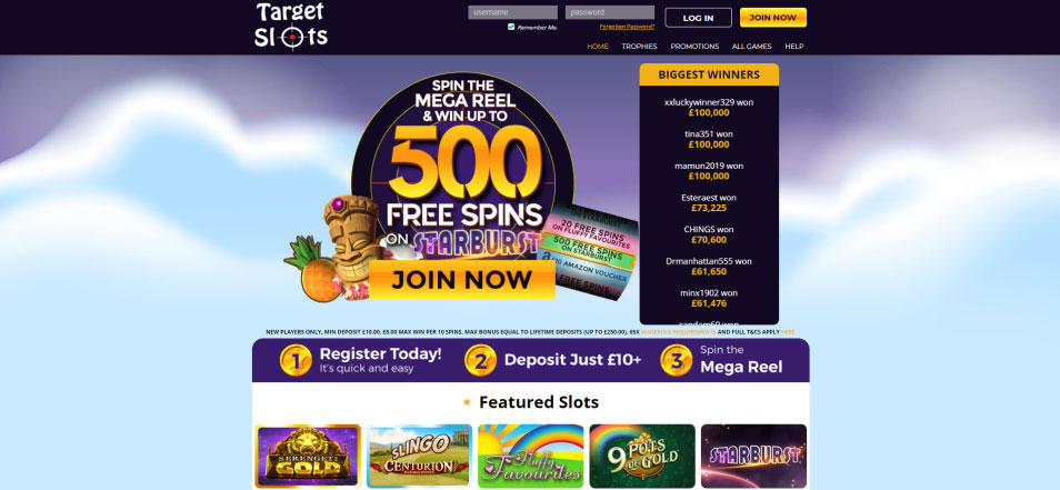 Online Καζίνο Target Slots Casino