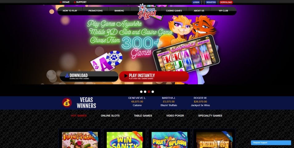 كازينو اون لاين This Is Vegas Online Casino