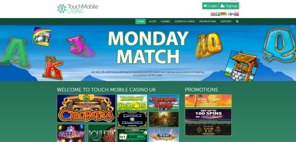 Online Καζίνο TouchMobile Casino