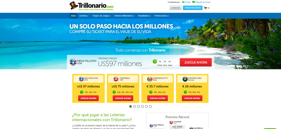 Online kockarnica Trillonario Casino