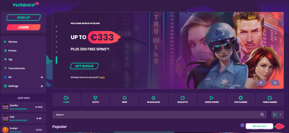 온라인 카지노 Turbico Online Kasino