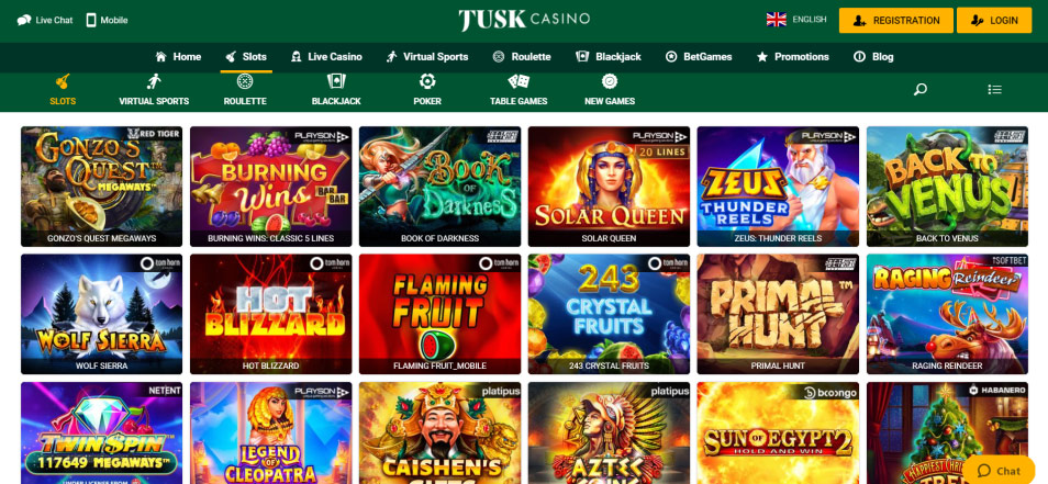 Obter Bônus Tucks Casino