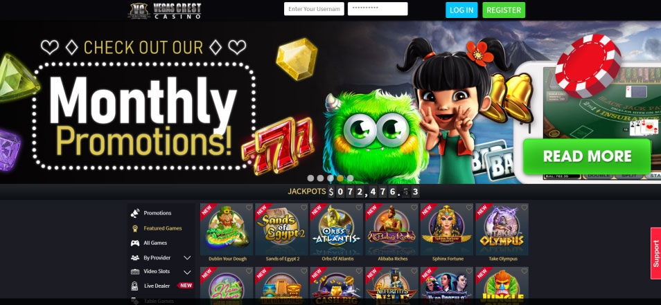 Online Casino Vegas Crest