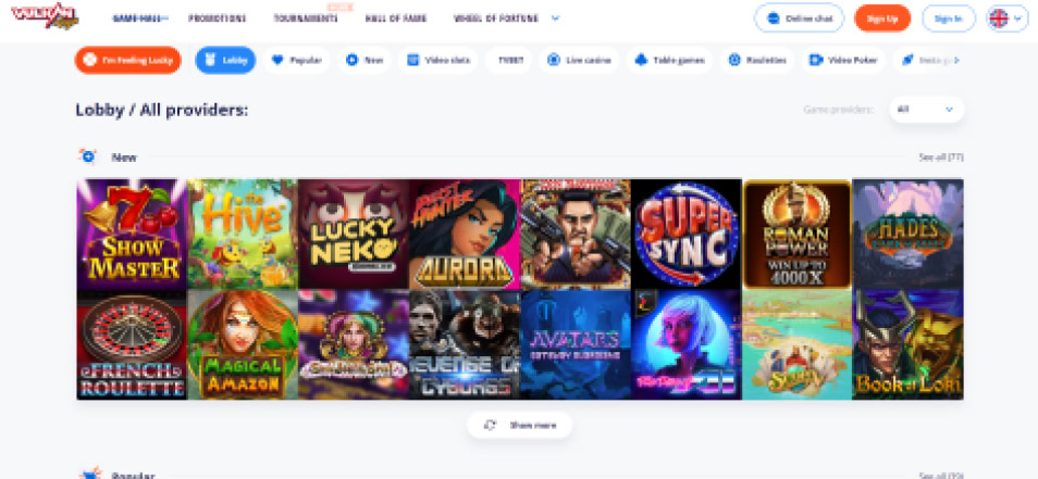 Gaukite Premiją Vulkan Vegas Casino