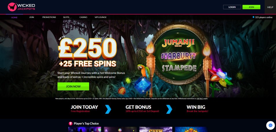 Casino en ligne Wicked Casino