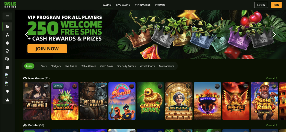 Casino en ligne Casino Wild