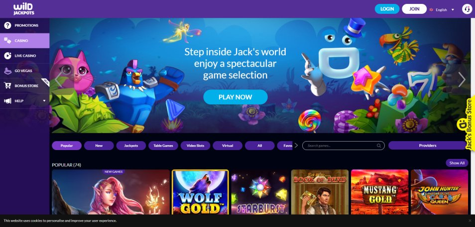 کازینو ای آنلاین Wild Jackpots Casino