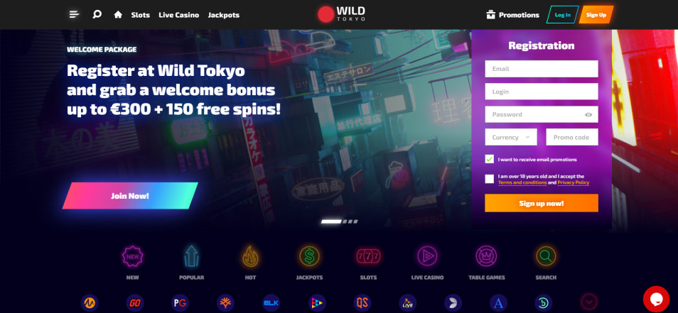 Çevrimiçi Casino Wild Tokyo Casino