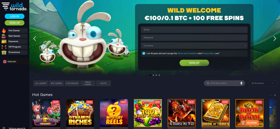 Casino Online Wildtornado