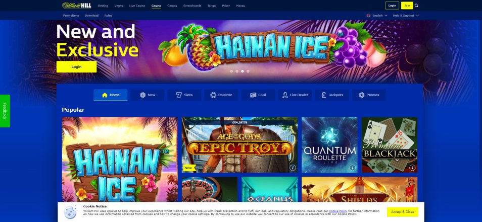 Casino Online William Hill Casino Online