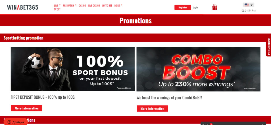 Sign in Winabet365 Casino