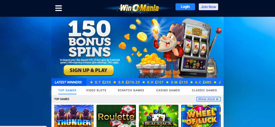 Online Casino Win O Mania