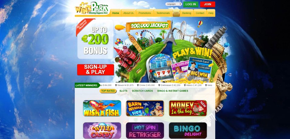 цахим казино WinsPark Casino