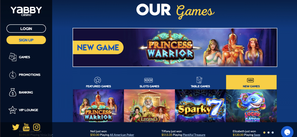 Obtener bono Yabby Online Casino