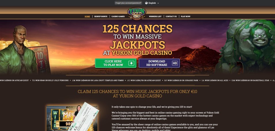 Casino en ligne Yukongold