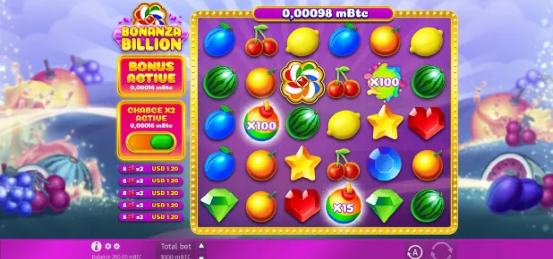 Duża wygrana na automacie Bonanza Billion