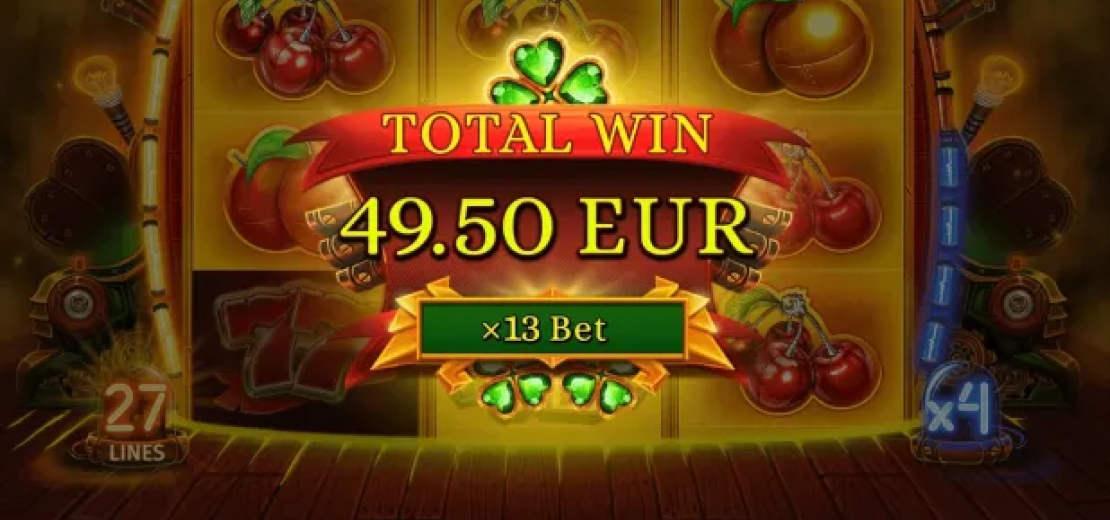 Duża wygrana na automacie Mechanical Clover